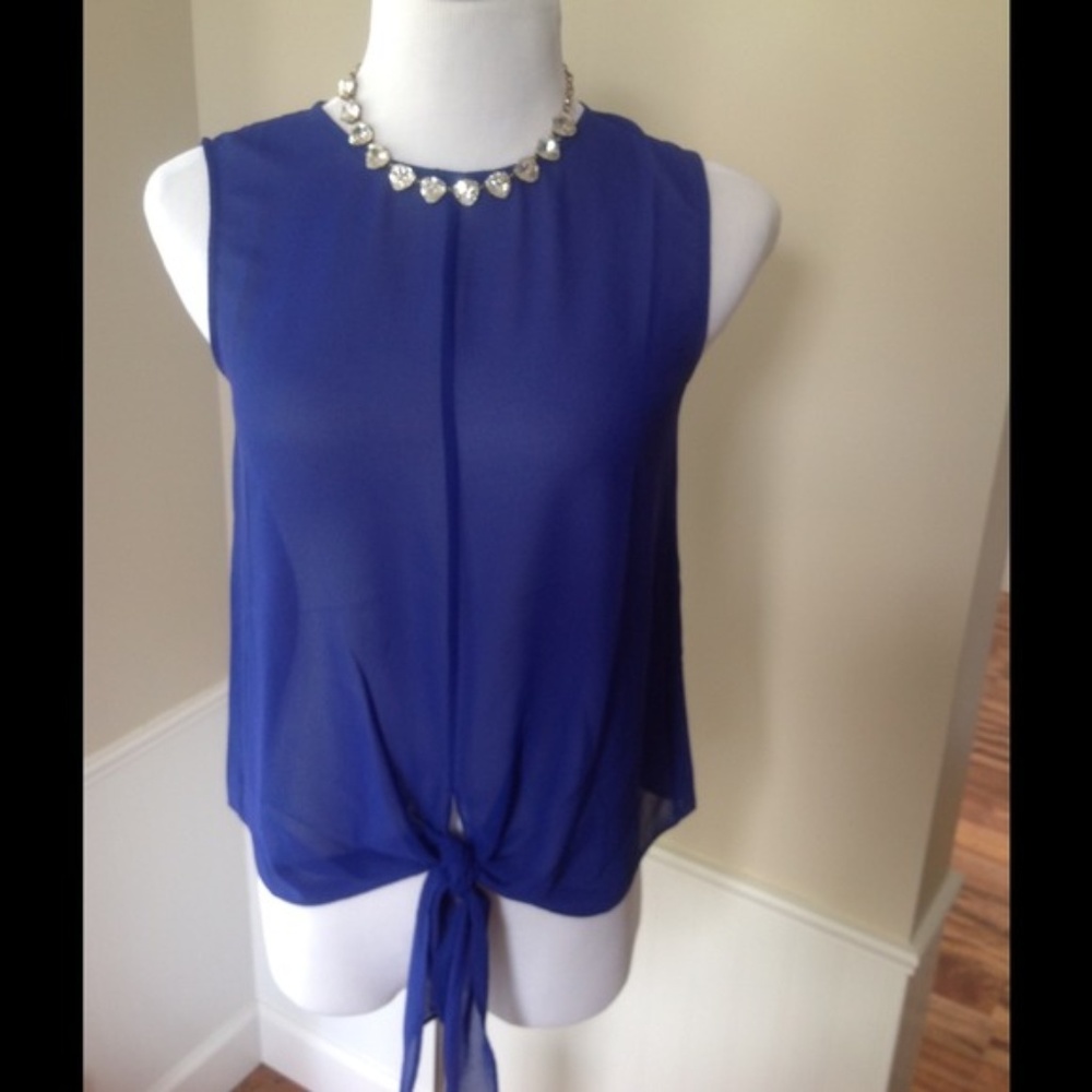 Petticoat Alley Sheer sleeveless top‎